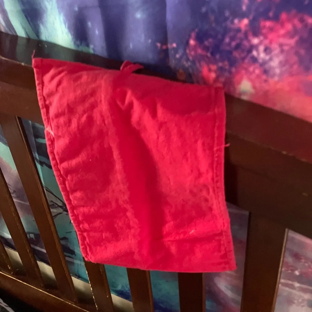 Chic Red Makeup Organizer Pouch